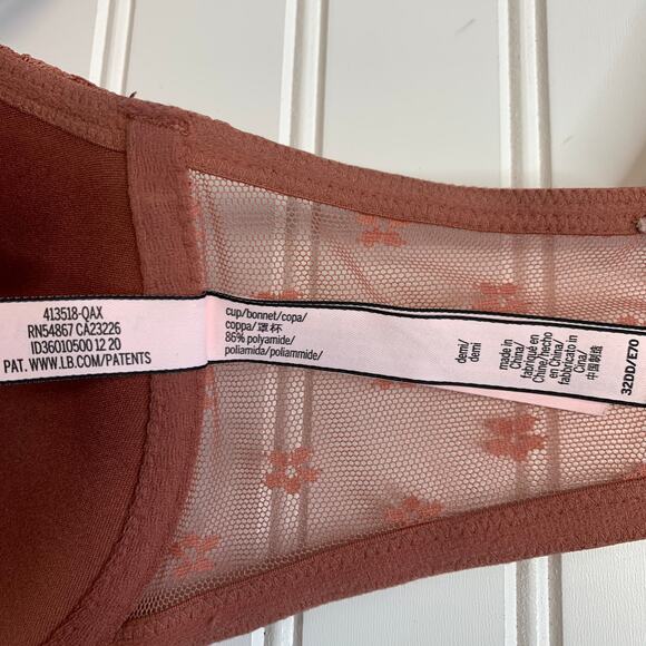 Victoria's Secret Lace Bra in Rust - Picture 4 of 6